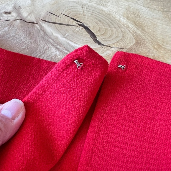 LINDA ALLARD ELLEN TRACY SKIRT 4 PETITE 100% WOOL TRUE WRAP PENCIL CAREER VTG - Picture 6 of 12